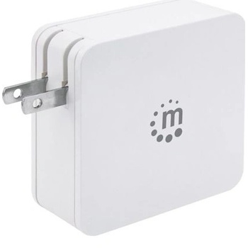 Manhattan 180146 зарядно за мобилни устройства Нетбук, Таблет Бяла Променлив ток (AC) На закрито (180146) (180146)