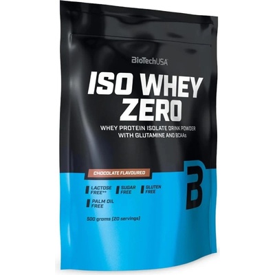 Biotech USA ISO Whey Protein ZERO bez laktózy 500 g