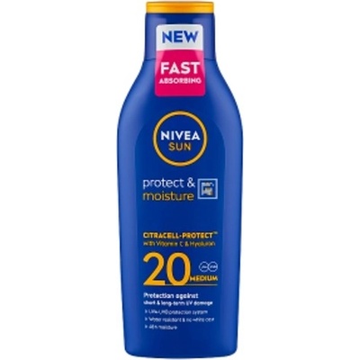 Beiersdorf Nivea Sun opal.mléko hydratační SPF20 200 ml – Hledejceny.cz