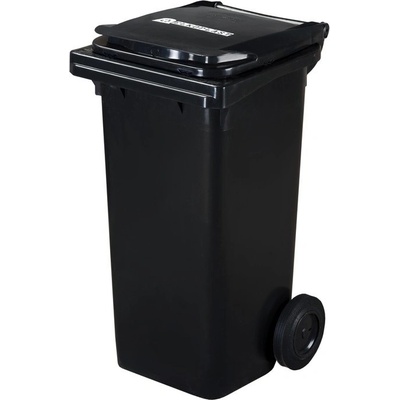 HTI Plastová popelnice 120 l, černá
