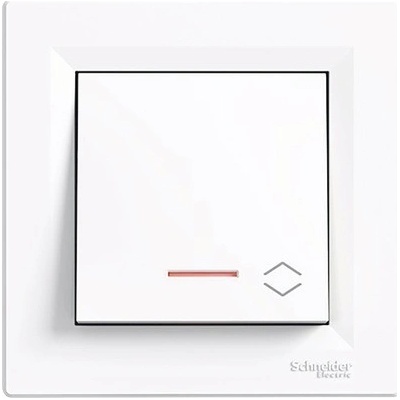 Schneider Electric EPH1500321 Asfora r.6 s orientačnou kontrolkou biely