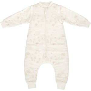 Bimbidreams Бебешки спален чувал с крачета Bimbidreams - Noe, 75 cm, Tog 2.5, White/Linen (8435629206694) - ozone