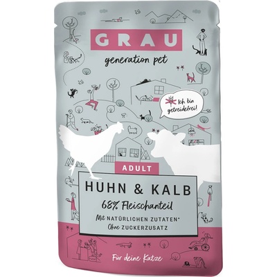 Grau pre maškrtníkov kuracie a teľacie 16 x 125 g