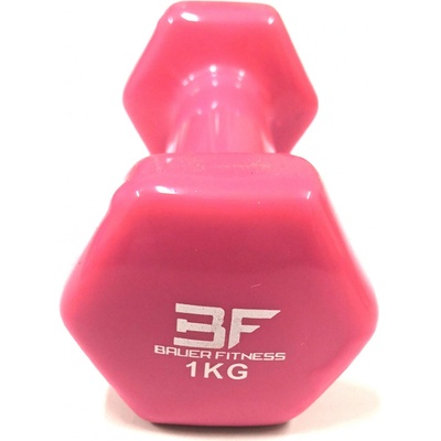 Bauer Fitness Jednoruční vinylová činka 1 kg