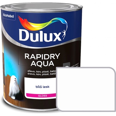 Dulux Rapidry Aqua 0,75l biela lesklá