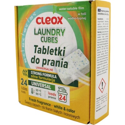 Cleox tablety na pranie Univerzálne 24 PD