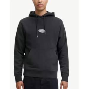 JACK & JONES Jjedetroit Sweat Hood Styd AW25 Black - magazinko