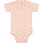 Lassig Бебешко боди с къс ръкав Lassig - Gots, 86/92 cm, 12-24 м, Powder Pink (4042183416427) - ozone