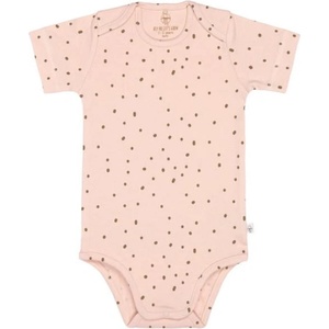 Lassig Бебешко боди с къс ръкав Lassig - Gots, 86/92 cm, 12-24 м, Powder Pink (4042183416427) - ozone
