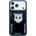 Nimmy Калъф Nimmy Glasses Cool Cat MagSafe за iPhone 17 Pro Max - черен и син (6971080314346)