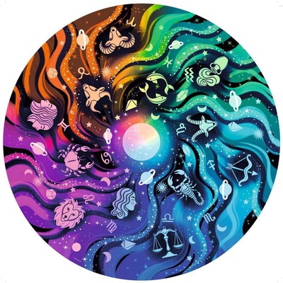 RAVENSBURGER Kulaté Kruh barev Astrologie 500 dielov