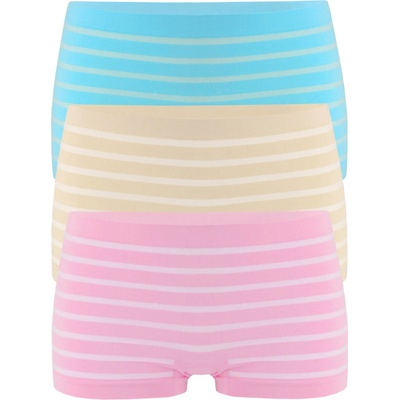Dalma color pruhované boxer nohavičky 3369 3ks viacfarebná
