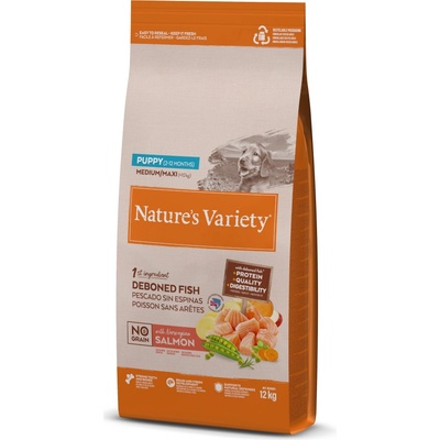 Natures Variety No Grain Puppy Medium/Maxi losos 2 x 12 kg