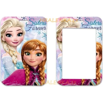 Šňůrka na krk 24304 s cedulkou na ID karty Ledové království, ELSA a ANNA