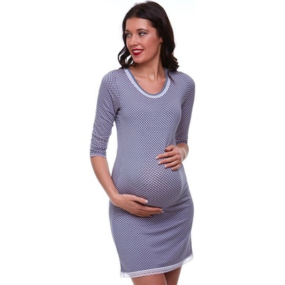 Těhotenská košilka noční 1D0635 šedá