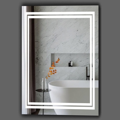 Lidiya Mirror Огледало за баня LED осветление LM Radiance Veil 600×700мм