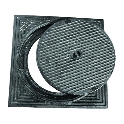 PLASTICK Šachtový poklop liatina 315 A15 s hranatým rámom