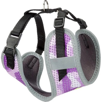 Image 1 of Ferplast Nikita Fashion XS нагръдник за куче камуфлаж-син , зелен, лилав