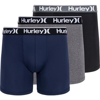 Hurley Боксерки Hurley 3Pk Boxer - Navy/Grey