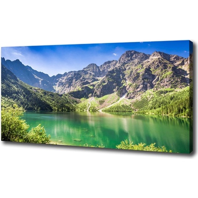 Foto obraz na plátne Morské oko Tatry 100x50 cm