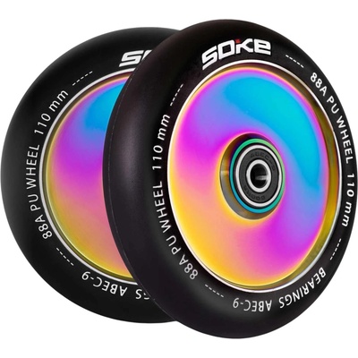 Soke 110 mm dúhové 2 ks