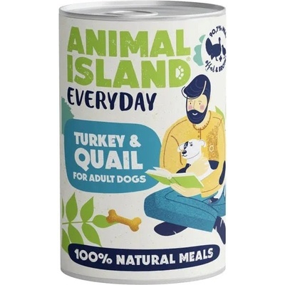 Animal Island Everyday Adult Turkey and quail 400 g
