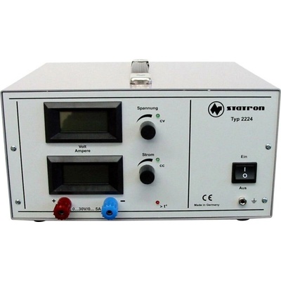 Statron 2224.9 laboratorní zdroj s nastavitelným napětím, 0 - 30 V, 0 - 5 A, 150 W, výstup 1 x, 2224.9