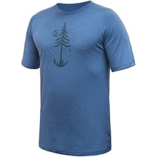 Sensor Merino AIR EARTH pánské triko kr.rukáv riviera blue