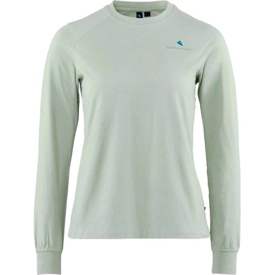 Klättermusen Дамска тениска Klättermusen Women's Root Logo L/S Tee Longsleeve - Sea Foam (916-6429-0214)