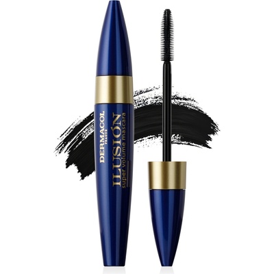 Dermacol Super objemová riasenka Ilusion Super Volume Mascara Black 11 ml