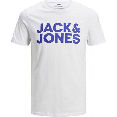 Jack & Jones pánské triko JJECORP 12151955 white