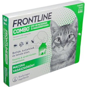 Frontline Combo спот он за котки и порове 3 пипети