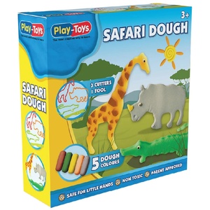 Play-Toys Комплект с моделин Play-Toys - Направи си животни (3851) - baby