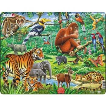 Image 1 of Larsen - Пъзел: Детски - "Джунгла" - 20 части, голям
