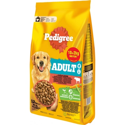 Pedigree Adult hovädzie zelenina 12 kg