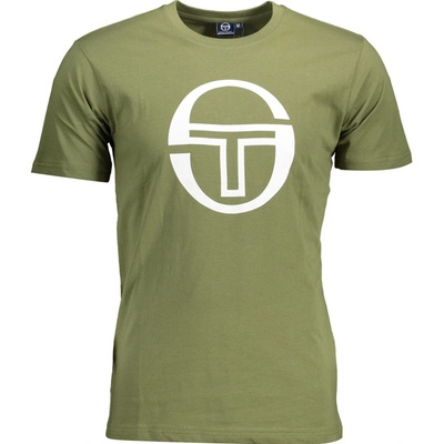 Sergio Tacchini MEN'S SHORT SLEEVE T-SHIRT GREEN bílá kaki
