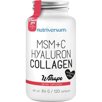 Image 1 of Nutriversum Collagen, Hyaluron, MSM + Vitamin C [120 капсули]