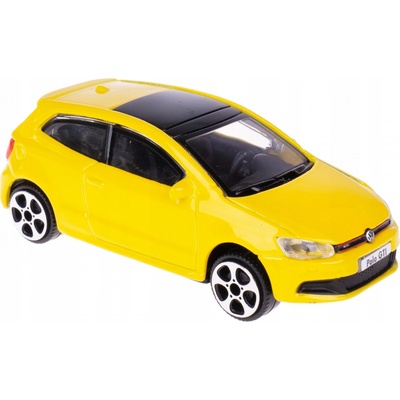 VOLKSWAGEN POLO GTI KOVOVÝ MODEL BBURAGOŽLTÝ #66 1:43