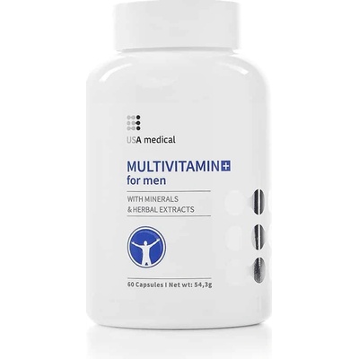 USA medical MULTIVITAMIN pre mužov 60 ks