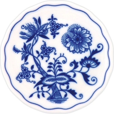 Český porcelán Dubí Podložka pod sklenici 10118 Cibulák 10 cm