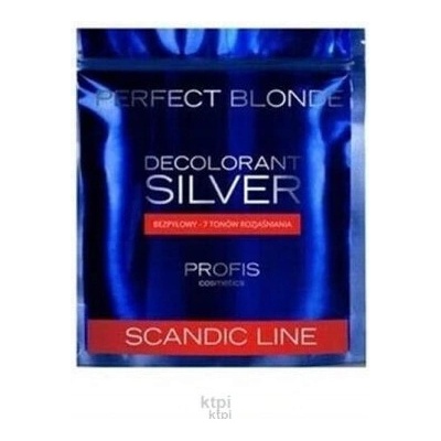 Profis Scandic Line Silver bezprašný 7-stupňový zesvětlovač vlasů 500 g