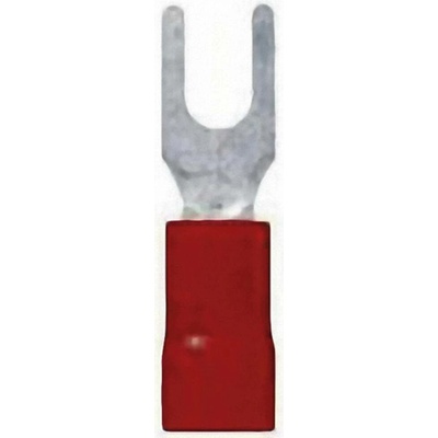 LAPP 63105060 vidlicové káblové oko 0.50 mm² 1.50 mm² Ø otvoru=5.3 mm čiastočne izolované červená 100 ks