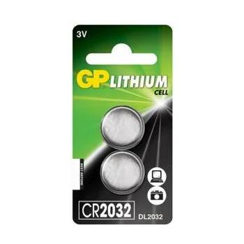 GP Batteries Бутонна батерия литиева gp cr2032 3v 2 бр. в блистер / цена за 1 бр. батерия/ gp, gp-bl-cr2032-7u2