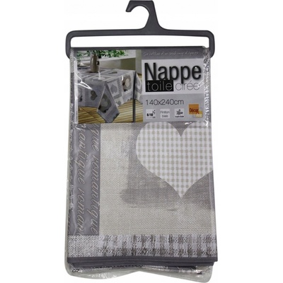 Douceur d`Interieur Utěrka COZY COEUR šedá 140x240 cm