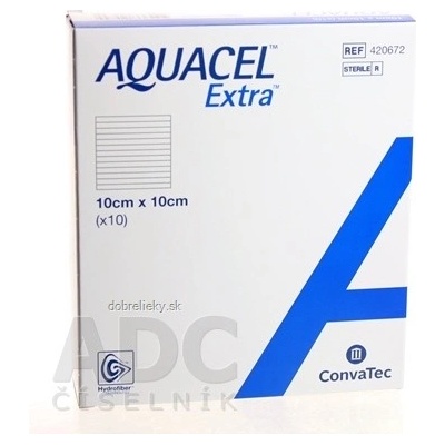 Aquacel Ag+ EXTRA 10 x 10 cm 10 ks