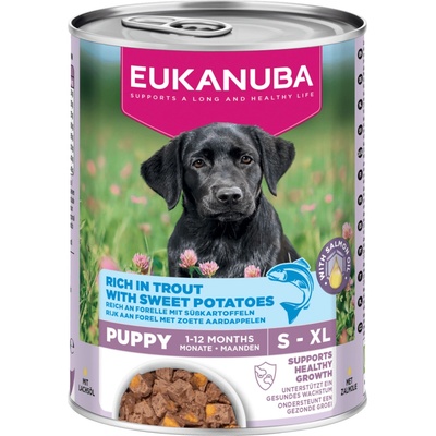 Eukanuba Puppy pstruh s batatmi 400 g