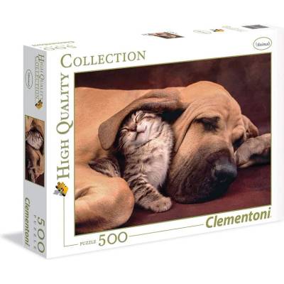 Clementoni Пъзел 500 части Куче с коте Клементони Clementoni 35020