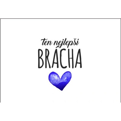Plakát typ A4-A0 Ten nejlepší brácha