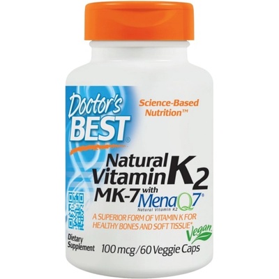 Doctor's Best BEST Natural Vitamin K2 MK-7 100 mcg [60 капсули]