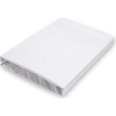 Brotex Napínací satén prostěradlo bílé 80x200